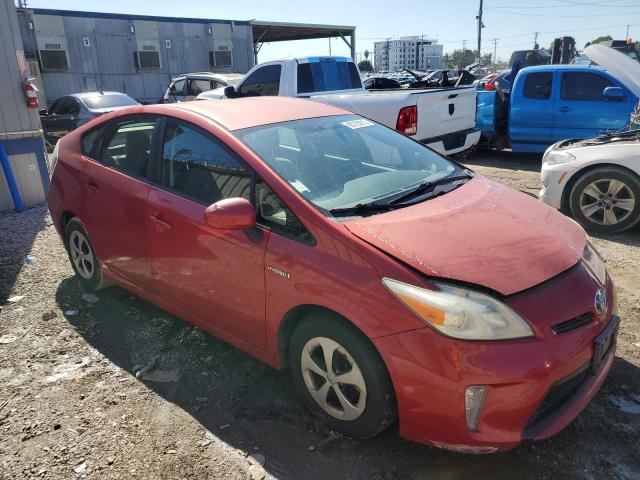 JTDKN3DU2C1531367 - 2012 TOYOTA PRIUS 红色 照片 4