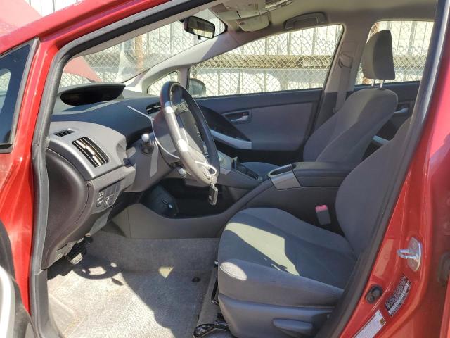 JTDKN3DU2C1531367 - 2012 TOYOTA PRIUS 红色 照片 7