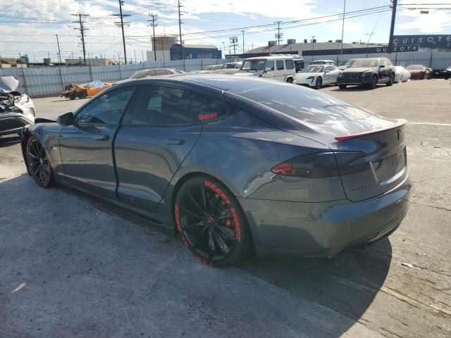 5YJSA1H29EFP69154 - 2014 TESLA MODEL S ვერცხლისფერი ფოტო 2