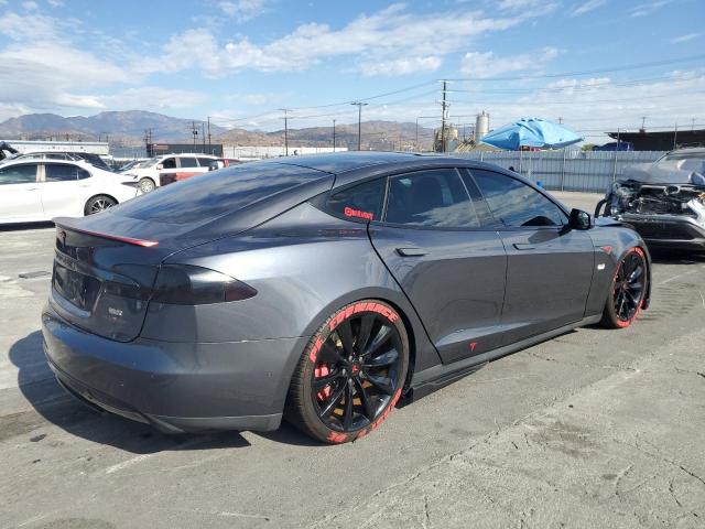 5YJSA1H29EFP69154 - 2014 TESLA MODEL S ვერცხლისფერი ფოტო 3