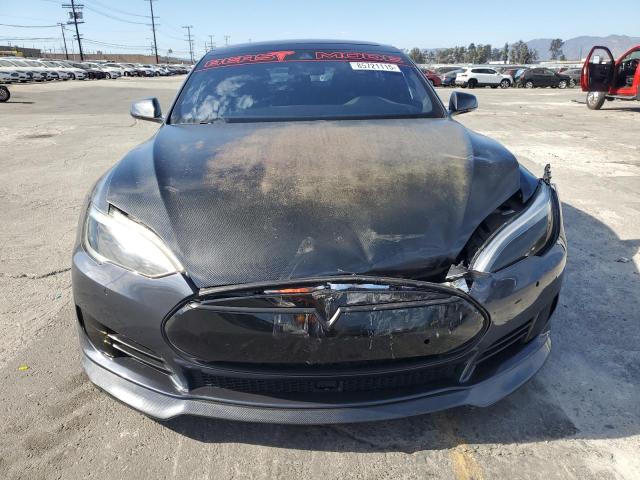 5YJSA1H29EFP69154 - 2014 TESLA MODEL S ვერცხლისფერი ფოტო 5