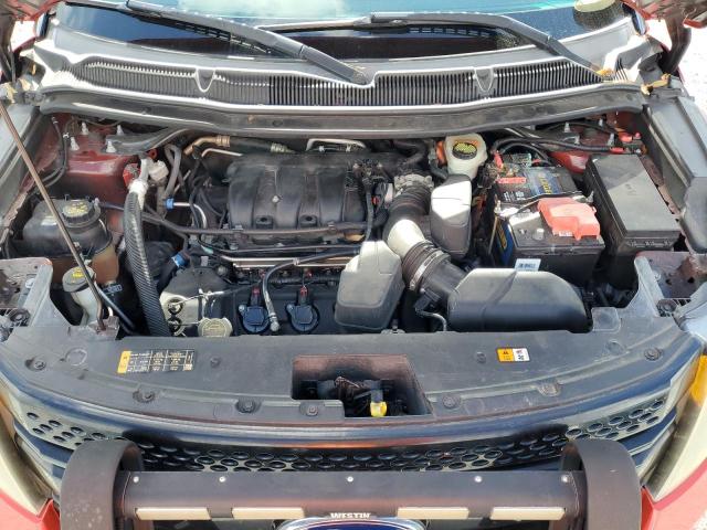 1FM5K8AR7FGB76115 - 2015 FORD EXPLORER POLICE INTERCEPTOR 红色 照片 12