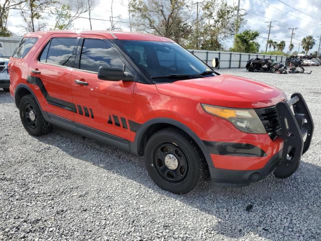 1FM5K8AR7FGB76115 - 2015 FORD EXPLORER POLICE INTERCEPTOR 红色 照片 4