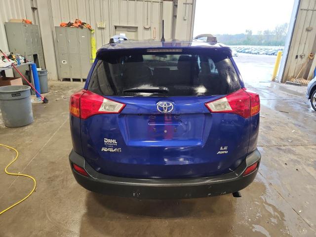 2T3BFREV5FW376309 - 2015 TOYOTA RAV4 LE BLUE photo 6