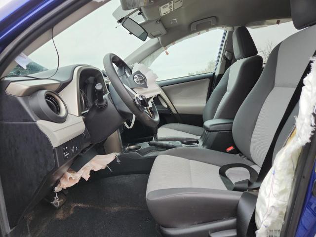 2T3BFREV5FW376309 - 2015 TOYOTA RAV4 LE BLUE photo 7