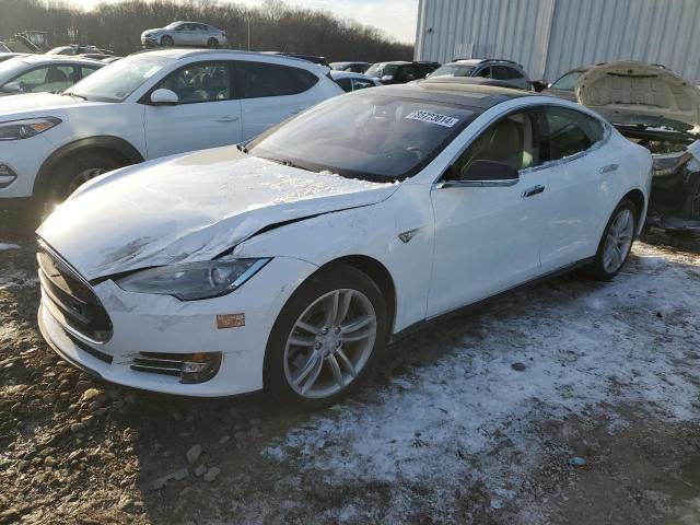 5YJSA1CG0DFP03545 - 2013 TESLA MODEL S WHITE photo 1