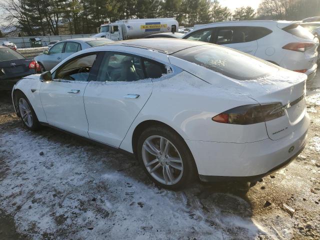 5YJSA1CG0DFP03545 - 2013 TESLA MODEL S WHITE photo 2