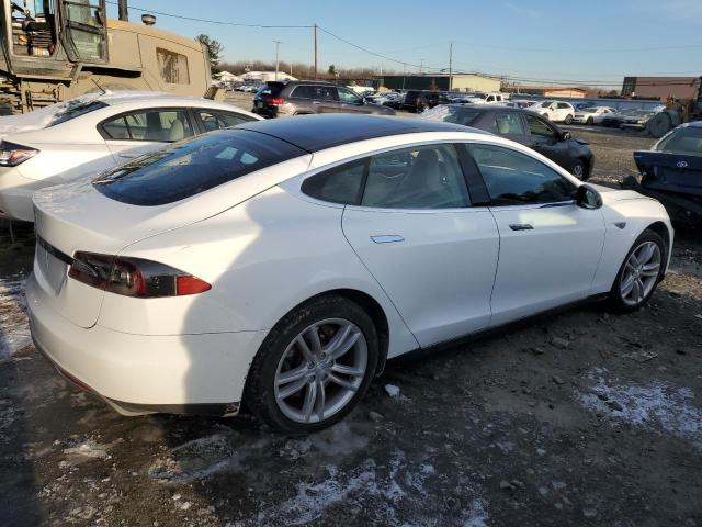 5YJSA1CG0DFP03545 - 2013 TESLA MODEL S WHITE photo 3
