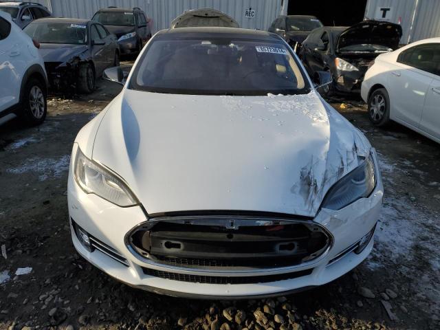 5YJSA1CG0DFP03545 - 2013 TESLA MODEL S WHITE photo 5