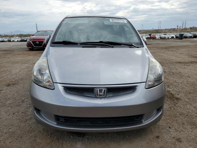 JHMGD38498S026252 - 2008 HONDA FIT SILVER photo 5