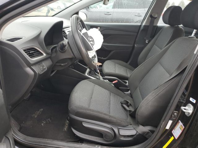 3KPC24A61ME142422 - 2021 HYUNDAI ACCENT SE BLACK photo 7