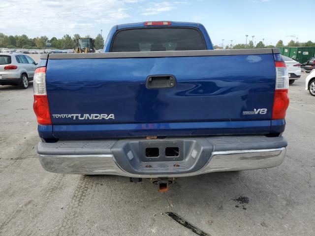 5TBET34175S485025 - 2005 TOYOTA TUNDRA DOUBLE CAB SR5 BLUE photo 6