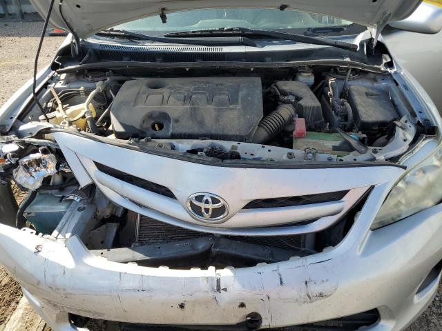 2T1BU4EE5BC631506 - 2011 TOYOTA COROLLA BASE SILVER photo 11