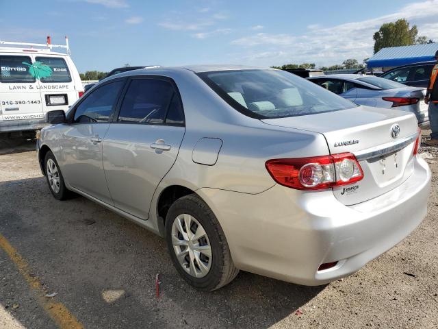 2T1BU4EE5BC631506 - 2011 TOYOTA COROLLA BASE SILVER photo 2