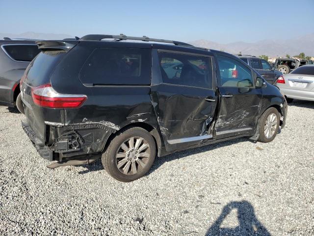 5TDDK3DC2FS094583 - 2015 TOYOTA SIENNA XLE أسود صورة 3