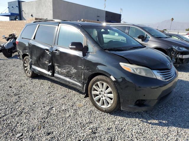 5TDDK3DC2FS094583 - 2015 TOYOTA SIENNA XLE أسود صورة 4