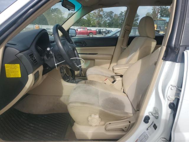 JF1SG63688H730961 - 2008 SUBARU FORESTER 2.5X أبيض صورة 7