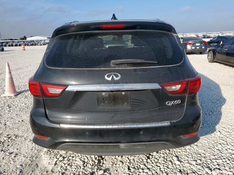 5N1DL0MN6HC559377 - 2017 INFINITI QX60 BLACK photo 6