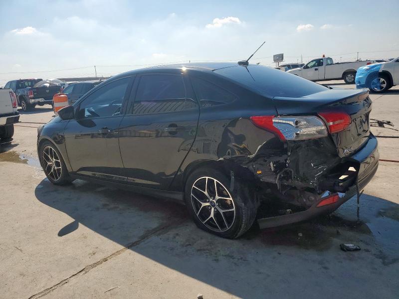 1FADP3H27JL302282 - 2018 FORD FOCUS SEL BLACK photo 2