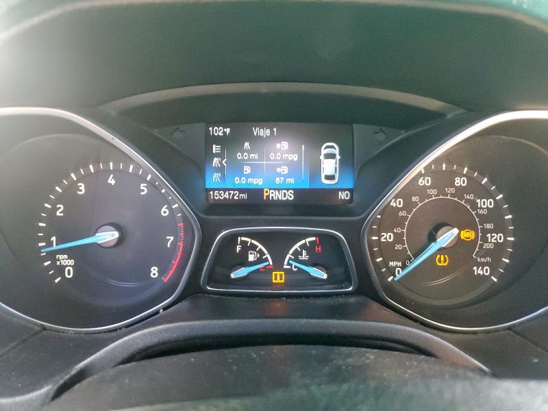 1FADP3H27JL302282 - 2018 FORD FOCUS SEL BLACK photo 9