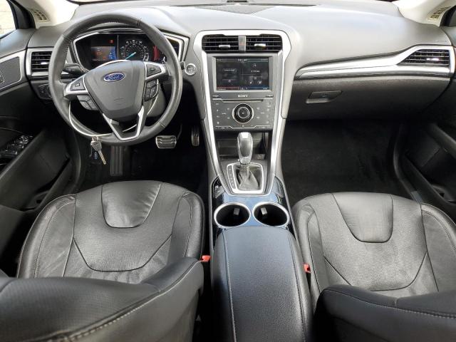 3FA6P0D94DR240016 - 2013 FORD FUSION TITANIUM BLUE photo 8