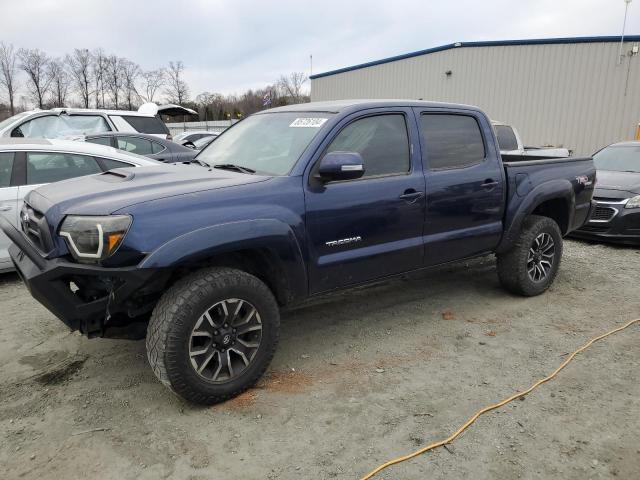 5TFJU4GN5DX038418 - 2013 TOYOTA TACOMA DOUBLE CAB PRERUNNER BLUE photo 1