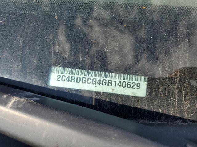 2C4RDGCG4GR140629 - 2016 DODGE GRAND CARAVAN SXT GRAY photo 13