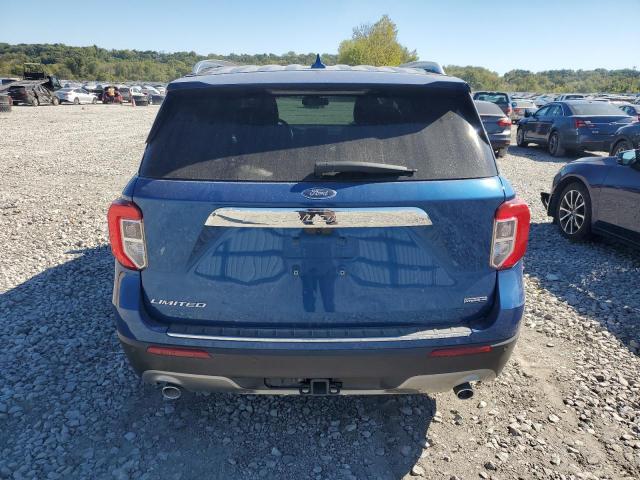 1FM5K8FW2LGC12397 - 2020 FORD EXPLORER LIMITED 蓝色 照片 6
