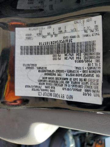 3FAFP37342R185718 - 2002 FORD FOCUS ZX5 BLACK photo 13