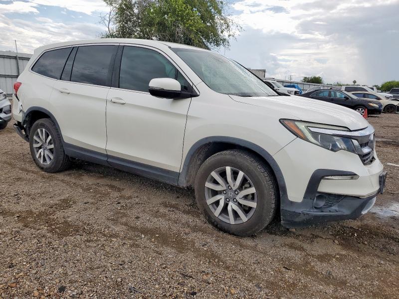 5FNYF6H37KB042804 - 2019 HONDA PILOT EX Weiß Foto 4