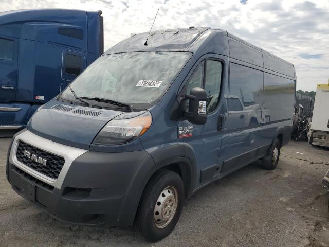 3C6URVJG2KE556165 - 2019 RAM PROMASTER 3500 HIGH ლურჯი ფოტო 1
