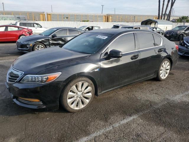 JH4KC2F97HC000135 - 2017 ACURA RLX SPORT HYBRID ADVANCE BLACK photo 1