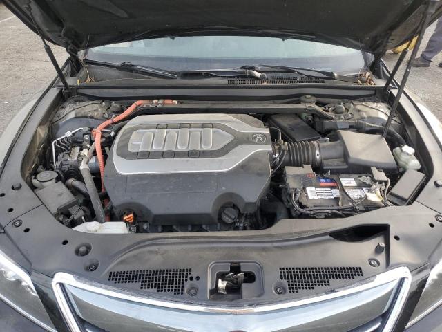 JH4KC2F97HC000135 - 2017 ACURA RLX SPORT HYBRID ADVANCE BLACK photo 11