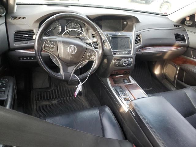 JH4KC2F97HC000135 - 2017 ACURA RLX SPORT HYBRID ADVANCE BLACK photo 8