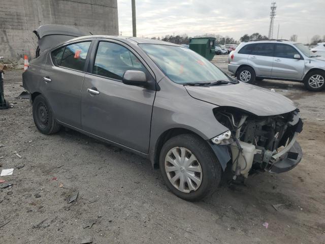 3N1CN7AP2DL869150 - 2013 NISSAN VERSA S GRAY photo 4