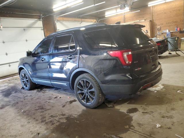 1FM5K8D84HGC65209 - 2017 FORD EXPLORER XLT Қара фото 2