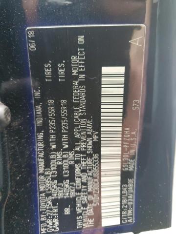 5TDYZ3DCXJS955336 - 2018 TOYOTA SIENNA XLE Czarny zdjęcie 13