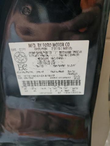 1FMCU9DG6CKA18357 - 2012 FORD ESCAPE XLT BLACK photo 13