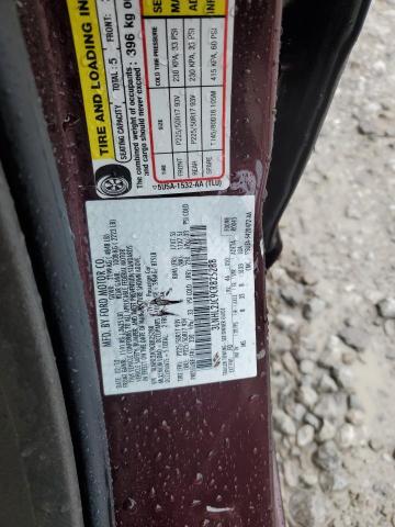 3LNHL2JC9CR825288 - 2012 LINCOLN MKZ BURGUNDY photo 12