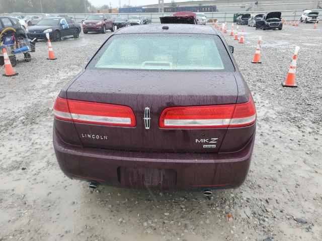 3LNHL2JC9CR825288 - 2012 LINCOLN MKZ BURGUNDY photo 6