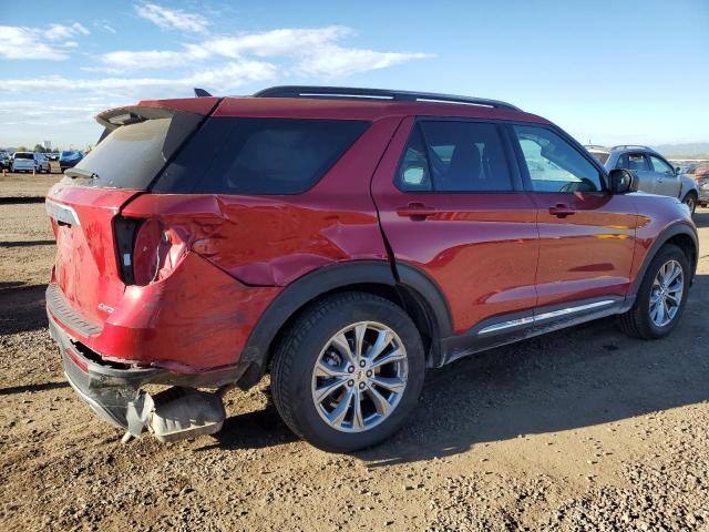 1FMSK8DH8MGB16752 - 2021 FORD EXPLORER XLT Կարմիր լուսանկար 3