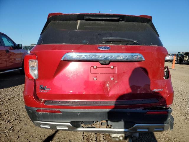 1FMSK8DH8MGB16752 - 2021 FORD EXPLORER XLT Կարմիր լուսանկար 6