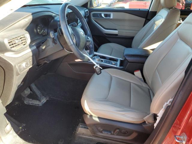 1FMSK8DH8MGB16752 - 2021 FORD EXPLORER XLT Կարմիր լուսանկար 7