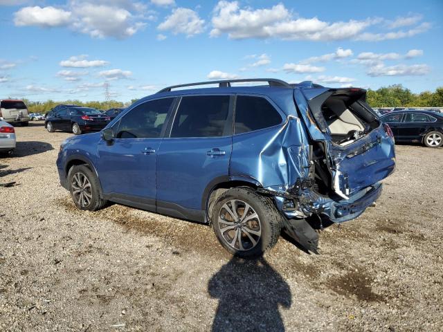 JF2SKAUC6KH562116 - 2019 SUBARU FORESTER LIMITED 蓝色 照片 2