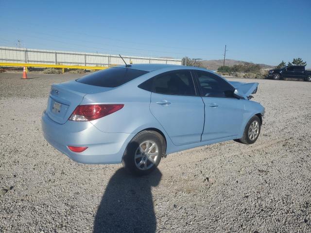 KMHCT4AE5EU714739 - 2014 HYUNDAI ACCENT GLS BLUE photo 3