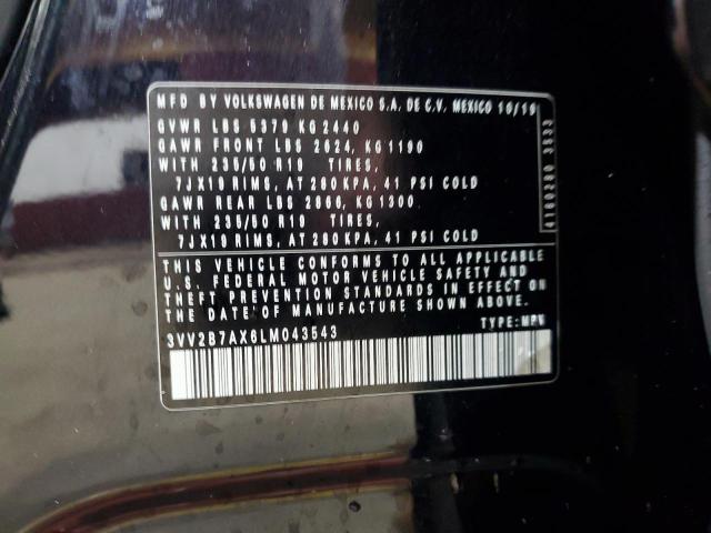 3VV2B7AX6LM043543 - 2020 VOLKSWAGEN TIGUAN SE Көк фото 13