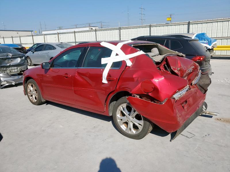 3FAHP0HA2CR395532 - 2012 FORD FUSION SE წითელი ფოტო 2