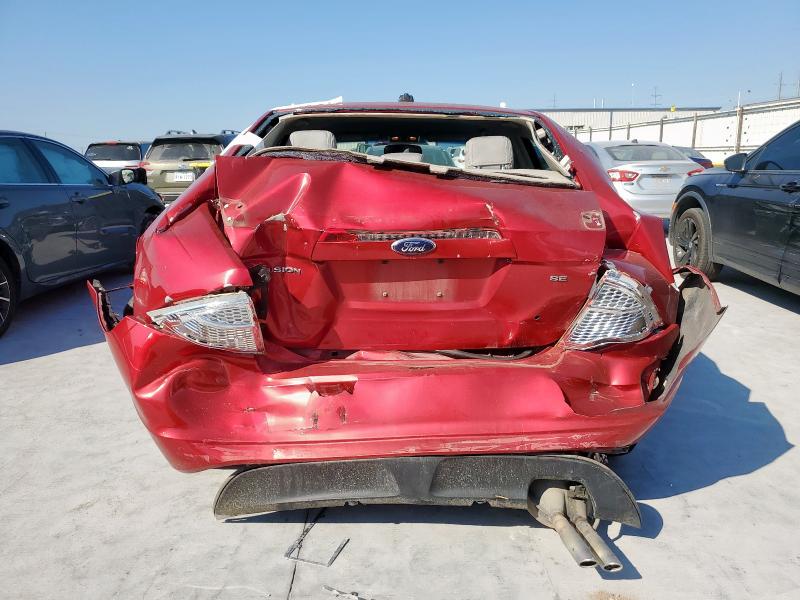 3FAHP0HA2CR395532 - 2012 FORD FUSION SE წითელი ფოტო 6