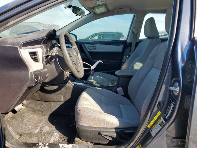 5YFBURHE6GP392936 - 2016 TOYOTA COROLLA L CHARCOAL photo 7