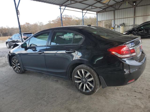 19XFB2F99EE062906 - 2014 HONDA CIVIC EXL შავი ფოტო 2